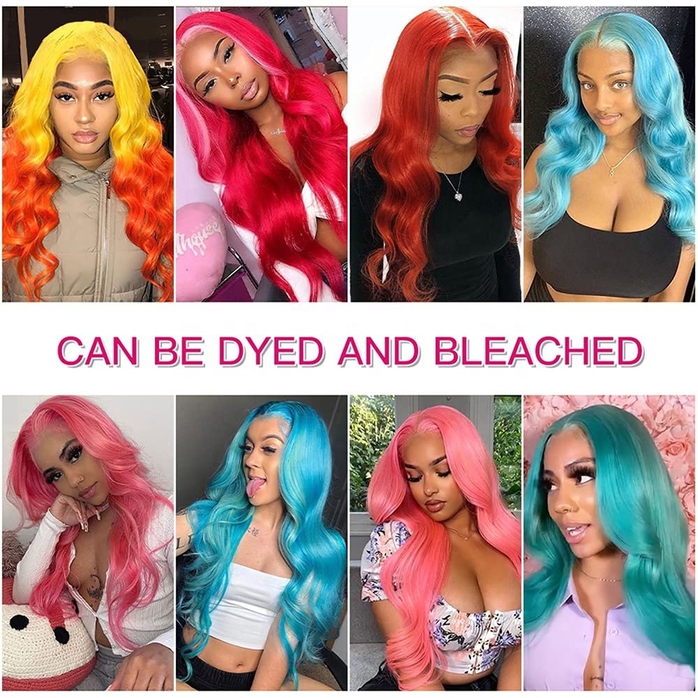 180% Density Body Wave Dark Pink with Blonde 613 Highlight Wig Human Hair 13x4 HD Lace 3d Most Expensive Human Hair Wigs