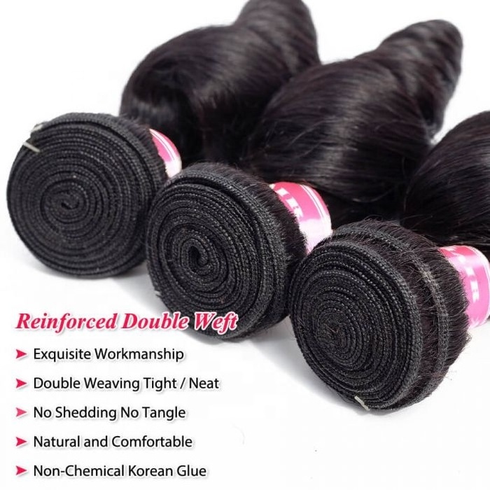 Natural Cuticle Aligned Loose Deep Wave Human Hair Extensions New Arrival 50Inch Raw Burmese Curly Cambodian Raw Hair Bundles