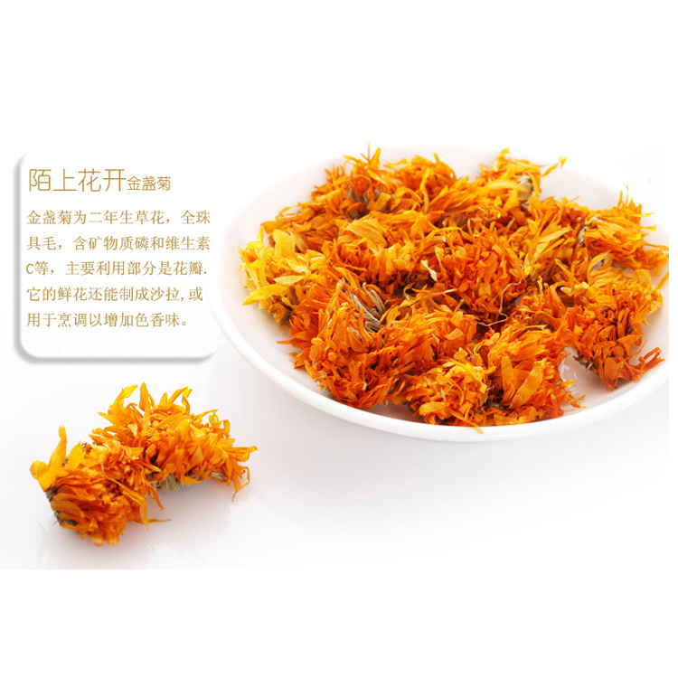 High Quality Health Benefits Wholesale Dried Marigold Herb Calendula Flower Tea