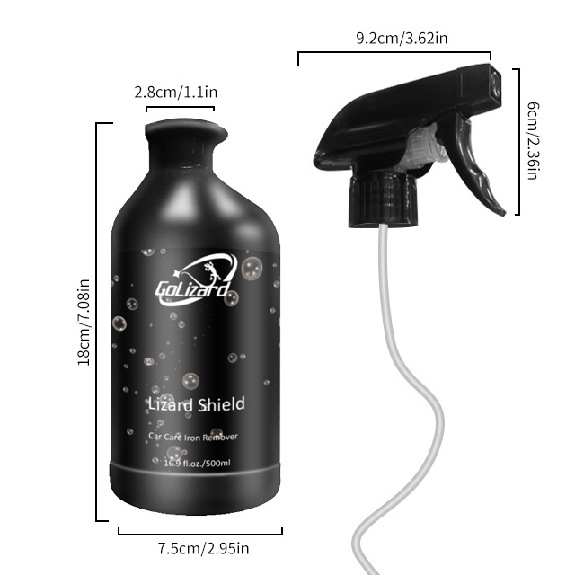 Ceramic nano spray caoting hydrophobic glossy finish beyond ceramic car care 500ml nano ceramic coating Iron powder remover