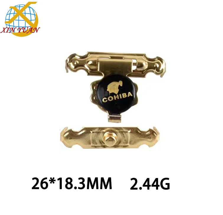 xinyuan hardware accessories metal gift box catch lock for jewelry box Cigar Box Clasp Lock