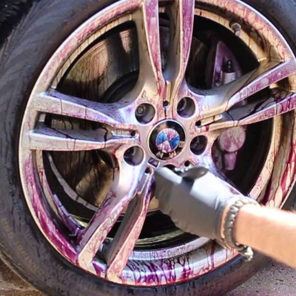 Tire Wheel Rim Iron Remover Shine Wax Rim Iron Decon Decontamination Reinigungsmittel Auto Removedor Hierro llantas