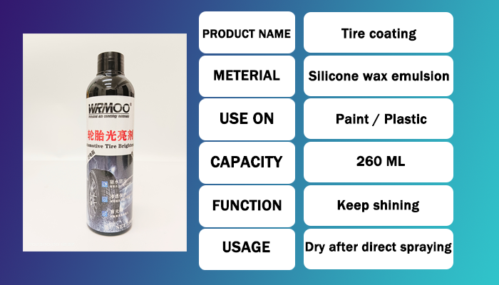 High Gloss Tire Shine Spray Oil-base