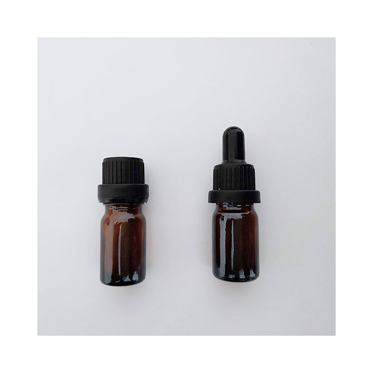 Factory Wholesale Essential Oil Perfume Glass Bottle Brown Round Glass Bottles