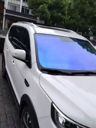 NKODA windowscreen Heat Insulation UV Rejection 1.52*30m Window Tint Film Cars UV Block blue  windshield chameleon tint