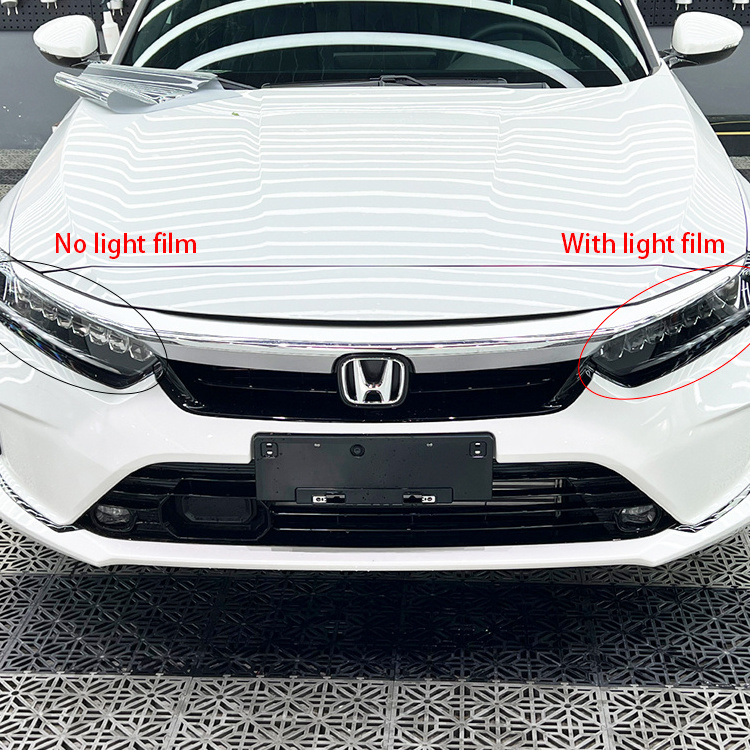 NKODA 8 mil heat self-healing lamp color change tpu wrap tint protection film car lamp light Smoke S30 headlight tint film