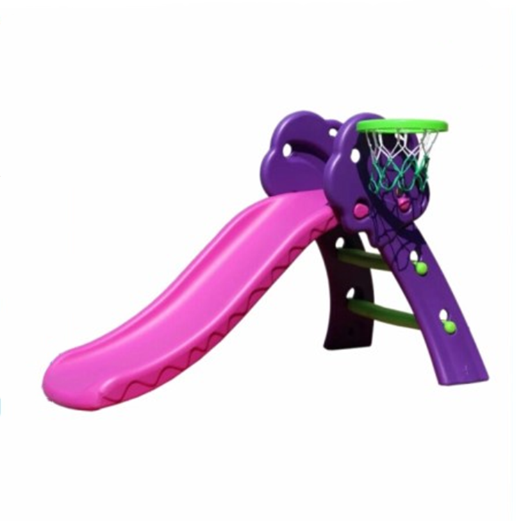 Indoor Playground Stair Swing white kids slide swing climber Strong Material plastic slide for kids Cute Design purple slide