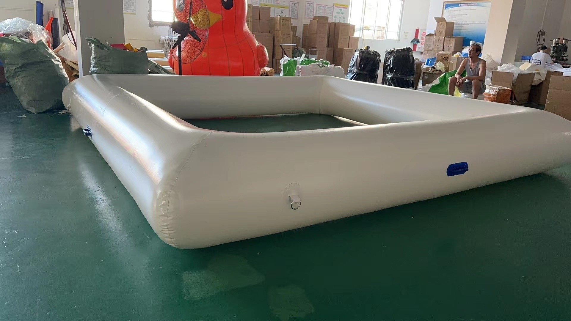 white PVC Inflatable ball pit  Inflatable fence