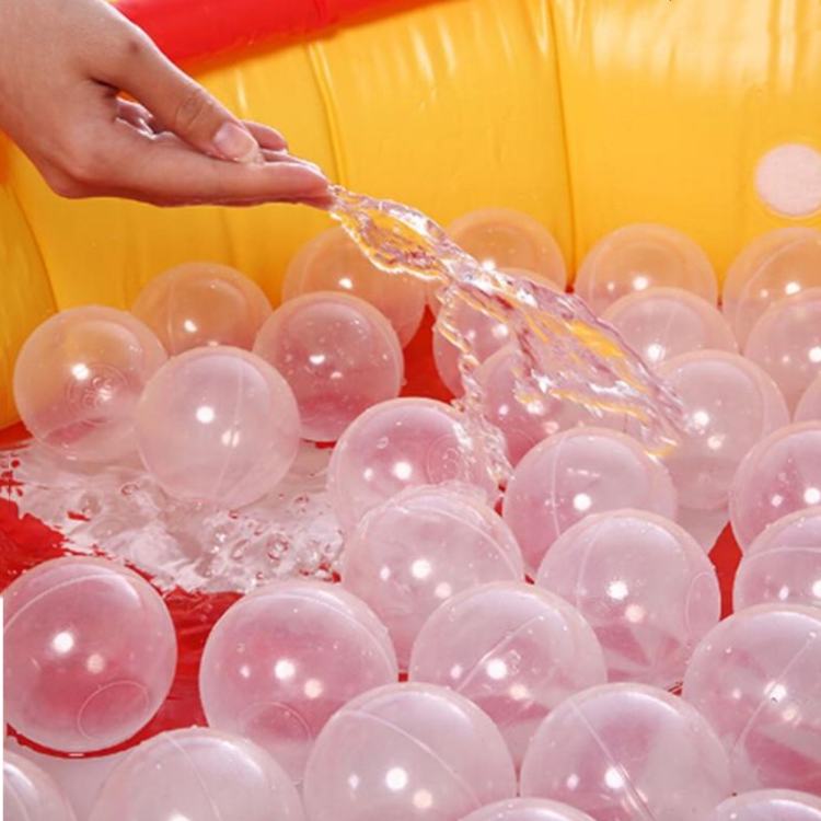 Crush Proof Dry Pool Clear Transparent ball pit inflatable pit clear toys adult ball Clear Plastic Pit Balls