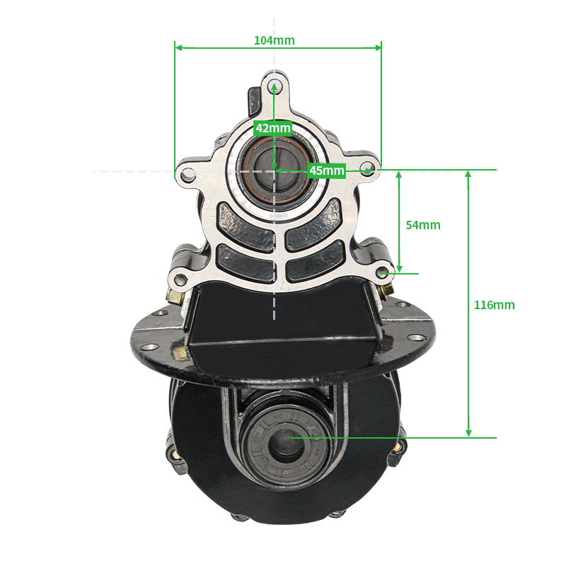 New Trend Permanent Magnet Motor Gearbox Hyundai Diferencial Trasero Electrico Electric Tricycl Rickshaw Rear Axle Differential