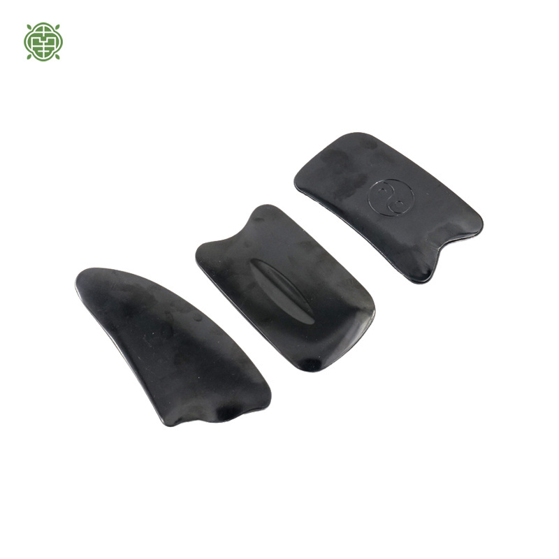 Nanqiao gua sha and jade roller set jade roller gua sha set white ceramic gua sha lymphatic drainage tool