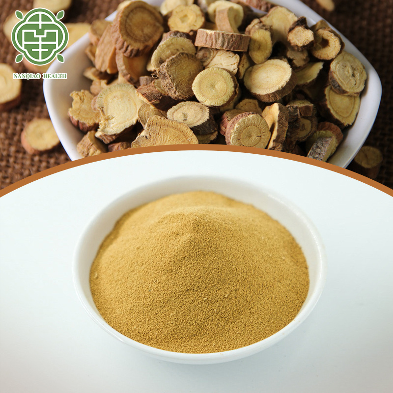 Nanqiao pure natural tribulus terrestris extract powder sciencarin supply catuaba bark extract powder licorice