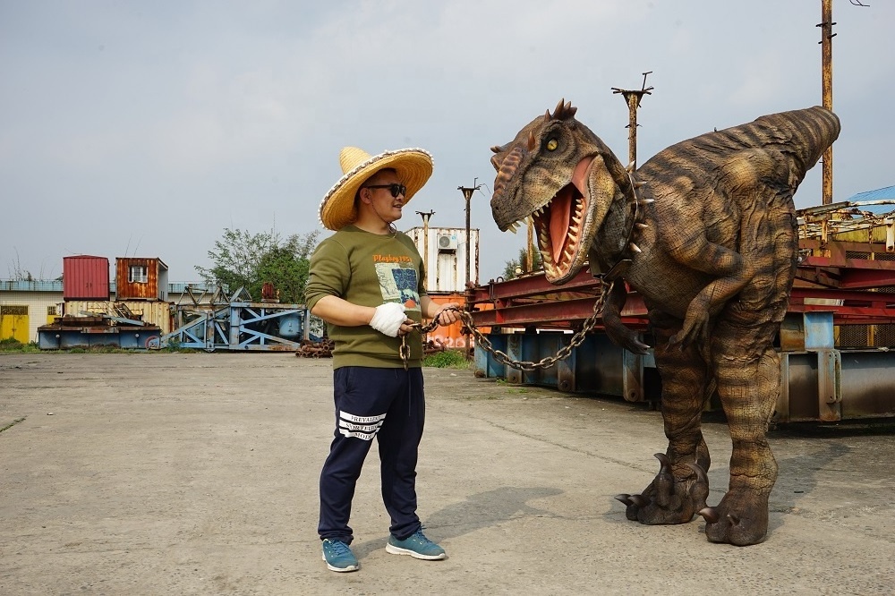 New Arrival Namchi Good Quality Silicone Realistic Animatronic Velociraptor Dinosaurs Costumes