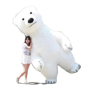 Hot Sale Business Handmade Animal Inflatable Panda Polar Bear Costumes for Performances Attractive Cosplay Suits Performances