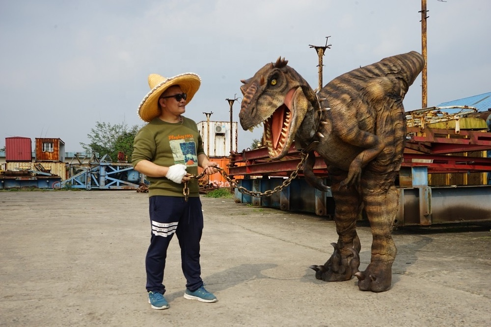 New Arrival Namchi Good Quality Silicone Realistic Animatronic Velociraptor Dinosaurs Costumes