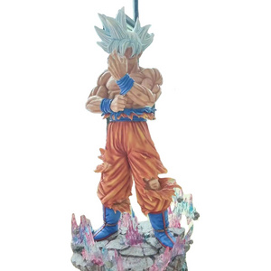 Custom Anime Figure Resin Sculpture Dragon Ball Figure Goku Statue Ultra Instinct Goku Statue Life Size Anime Figure