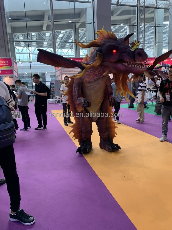 Large Amusement Park Party Props Performances Costumes Funny Realistic Adult Invisible Legs Walking Dinosaur Mascot Costumes