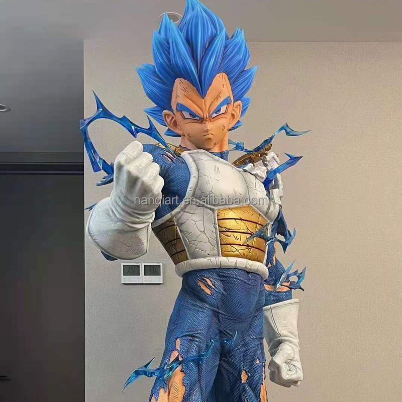 Custom Anime Figure Resin Sculpture Dragon Ball Figure Goku Statue Ultra Instinct Goku Statue Life Size Anime Figure