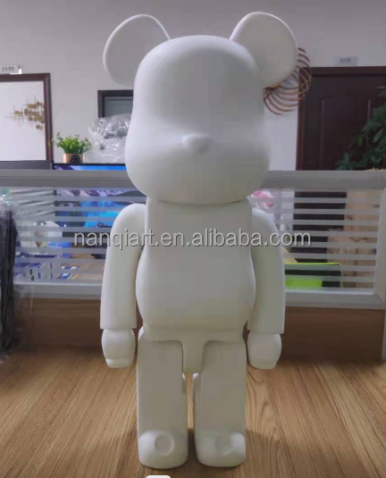 Nanchi Wholesale Cheap High Quality 70cm White Vinyl Bearbrick 1000% Hot Sale Home Decor Statue Art Collection Bearbrick Toys