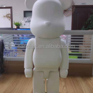 Nanchi Wholesale Cheap High Quality 70cm White Vinyl Bearbrick 1000% Hot Sale Home Decor Statue Art Collection Bearbrick Toys