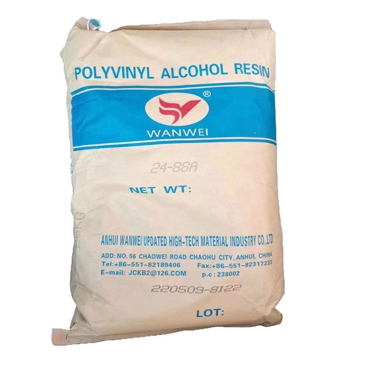 Polyvinyl Alcohol Pva 2488 2688 Powder SHUANGXIN cheaper price PVA 088-50 WANWEI for glue and construction