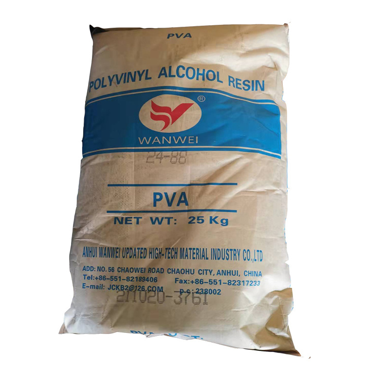 pva glue cas 9002-89-5 industrial grade Polyvinyl Alcohol Pva 2488 Powder PVOH pva 2488 wanwei shaugnxin changchun