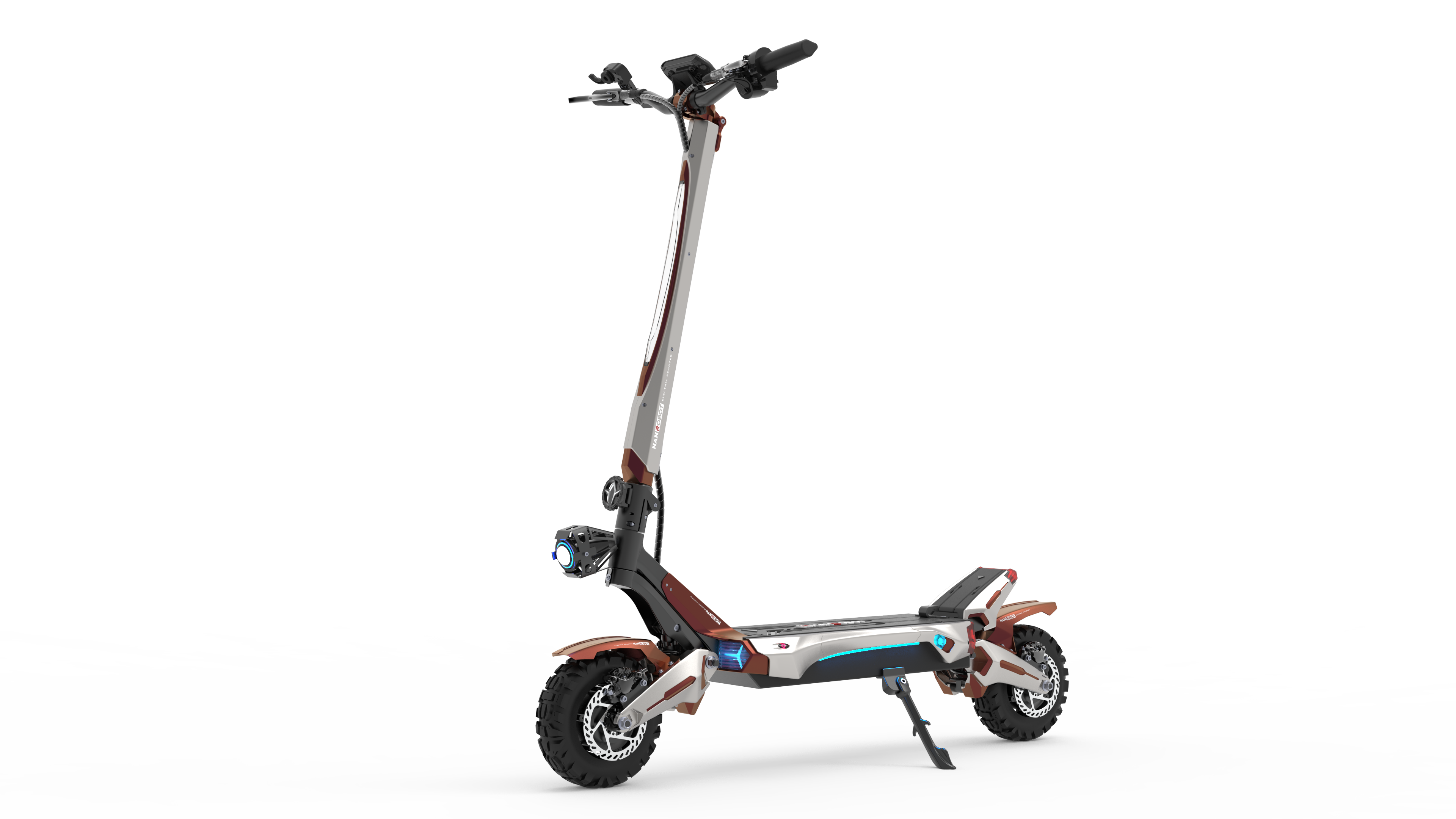 EU Store NANROBOT Electric Scooter  52V 26Ah 2000W Dual Motor Off Road Monster E-scooter Top 65km/h(40mph)