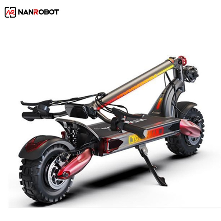 2400W NANROBOT new design LS7+ 11inch offroad two-wheel  dual Motor powerful Electric Scooter Skate Board