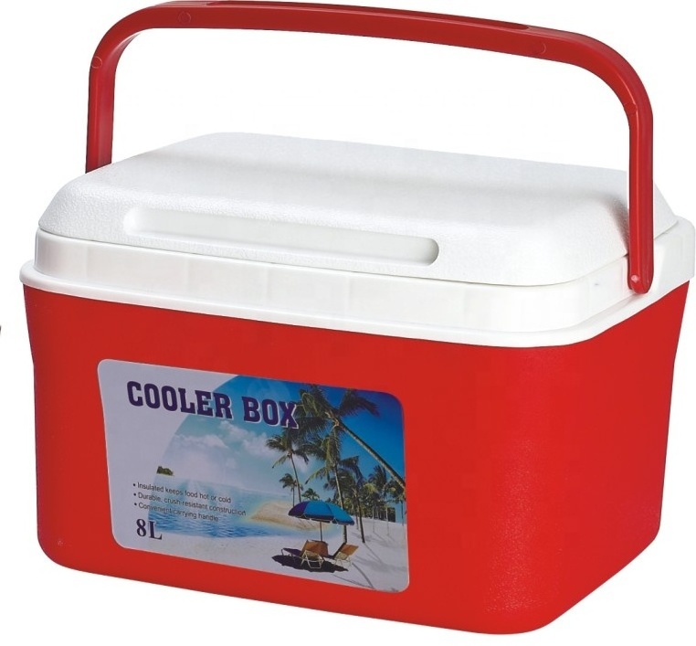 8L Portable Mini plastic Ice Cream Cooler Ice Box box drink cooler