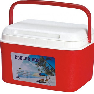 8L Portable Mini plastic Ice Cream Cooler Ice Box box drink cooler