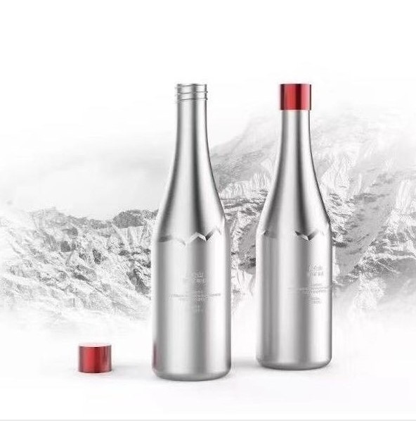 Drink aluminium bottle for juice cola water Aluminum Bottle for Beverage aluminum aerosol can custom aerosol container