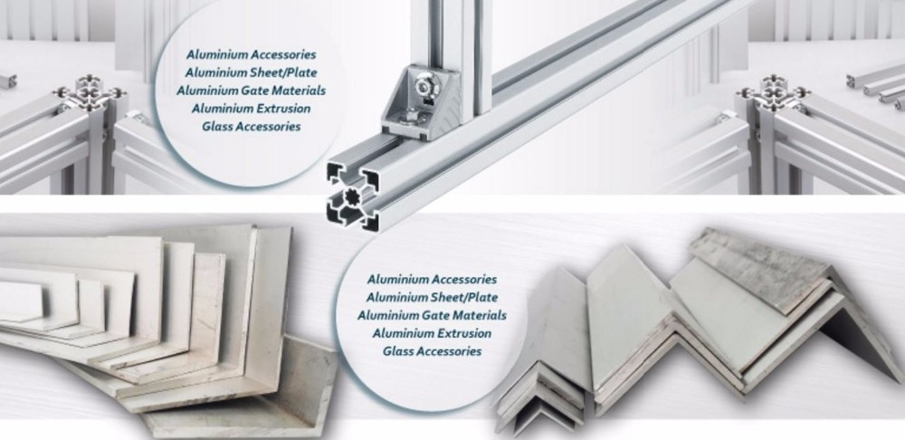 Aluminum Extrusion Square Bar for machining into hardwares fittings