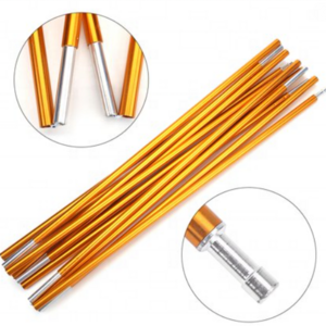 Camping parts flexible aluminum tent pole 7001 t6 pipe for outdoor tent