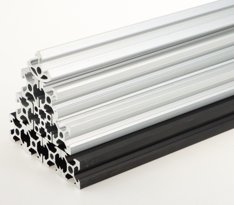 T v slot 2020 2040 2060 wholesale v- slot bars black extrusion aluminum profiles