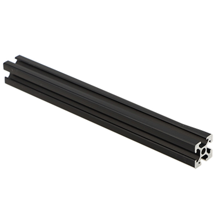 T v slot 2020 2040 2060 wholesale v- slot bars black extrusion aluminum profiles