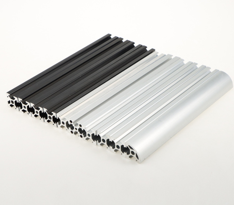 T v slot 2020 2040 2060 wholesale v- slot bars black extrusion aluminum profiles