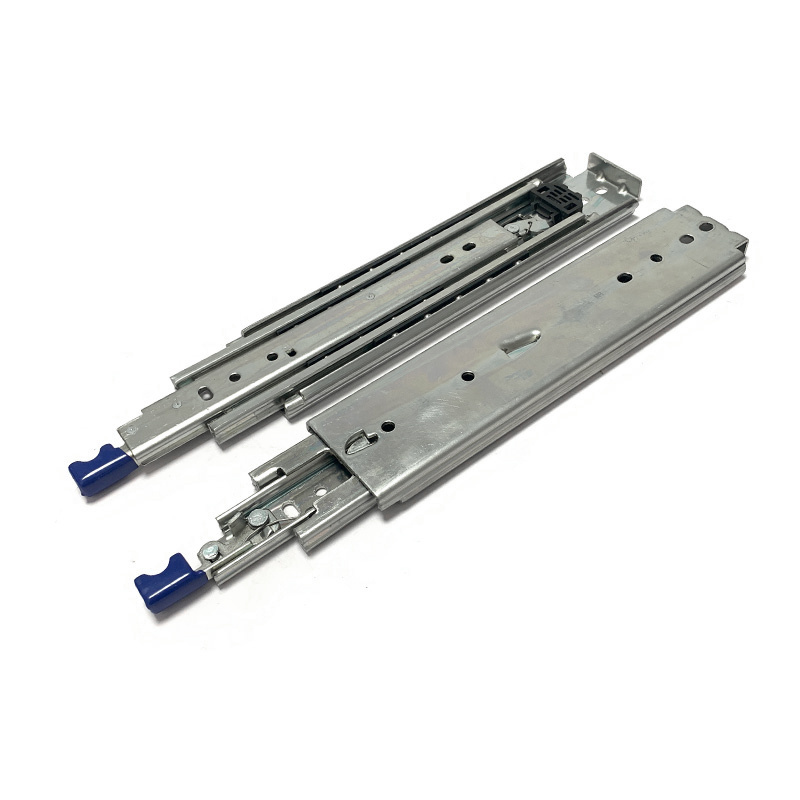 Heavy Duty Drawer Slide Rail 76mm 225kg 500 lbs Load Capacity telescopic channel Heavy Industry Drawer Slide With Lock