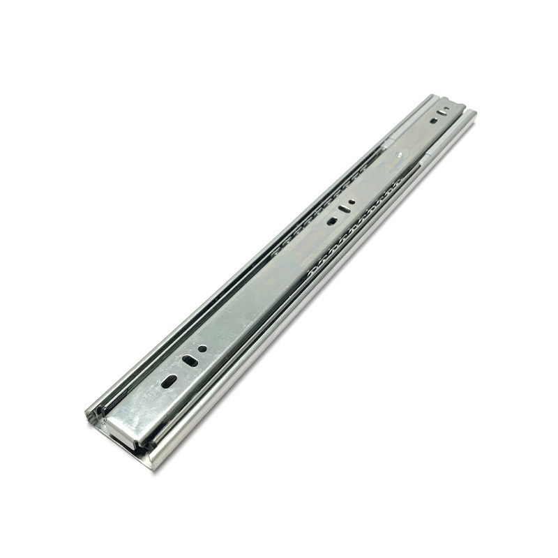 Furniture 45mm rail drawer telescopic slide roller cabinet slide drawer soft close push to open drawer slides