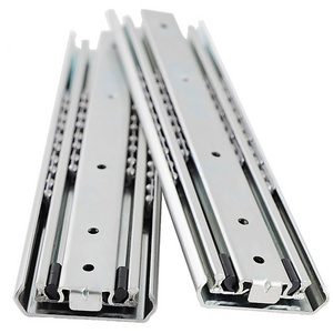 71 wide 20 thick three steel ball industrial telescopic slide medium load cold rolled steel drawer slide bearing 200KG