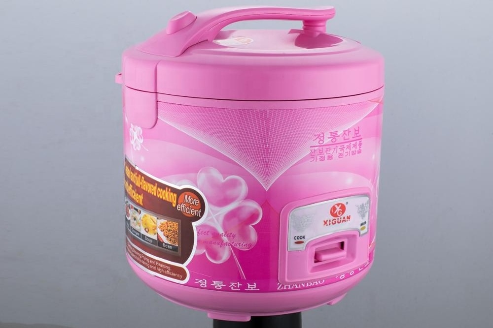 The factory independently produces 5L pink large capacity electric rice cooker