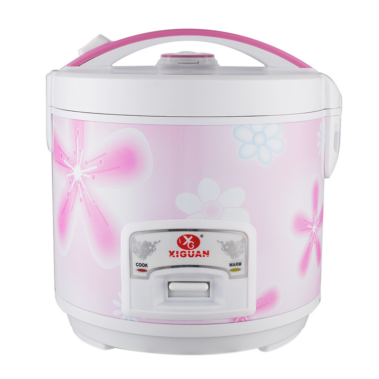 In Stock Portable small Capacity With Automatic Shut-off Function 1.0L Pink Color Rice Cooker