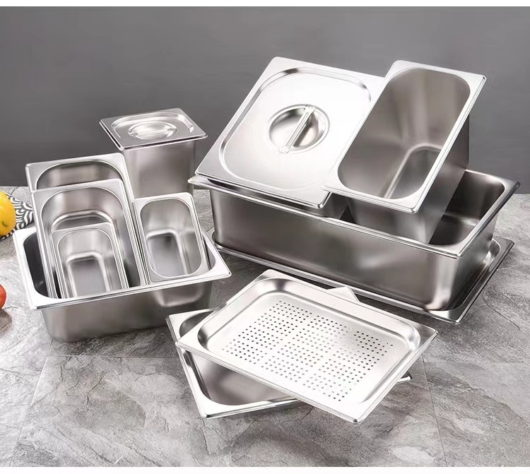 Hotel kitchen equipment restaurant buffet stove stainless steel chafing dishes buffet set food warmer gastronorm gn tray