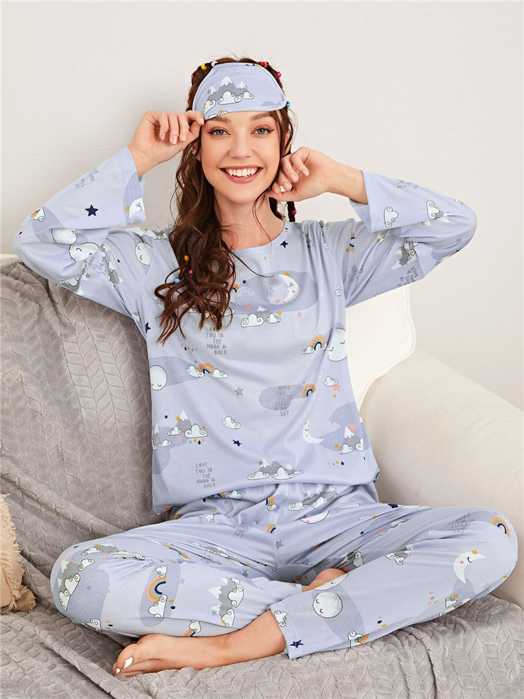 NANTEX Women's Silk Satin Pajamas Set 3 Pcs Floral Silky Pj Sets Sleepwear  Nightwear with Robe and Pant