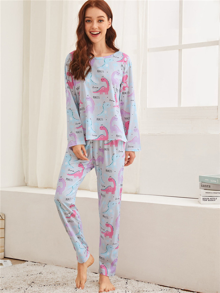 NANTEX OEM Wholesale Custom Logo Print Pyjamas Eye Mask 3 Piece Set Long Pajama Set Woman