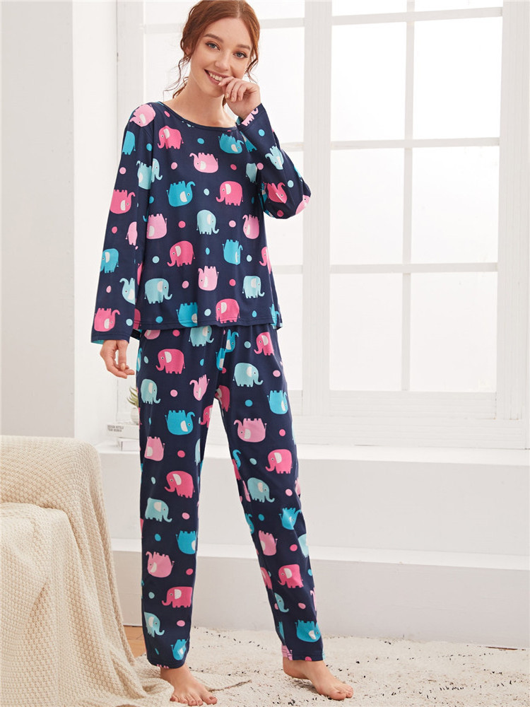 NANTEX Women's Pajamas Set 3 Pcs Floral cute Pj Sets Sleepwear  Nightwear with top  and Pant