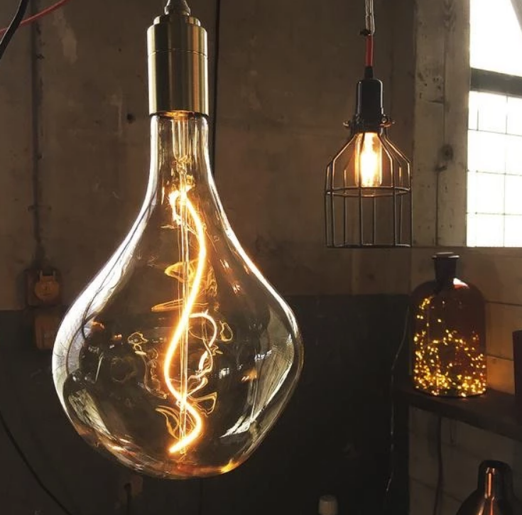 Special design big size Extra Large giant ET160 e27 e26 B22 decorative oversized Led filament bulb