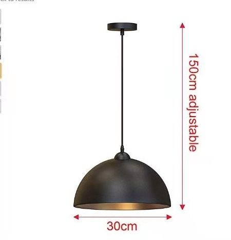 Factory Cafe Bar Simple design country black vintage pendant light industrial ceiling light lamp fixture e27