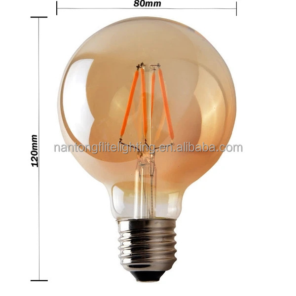 2w 4w 6w 8w Led Vintage Edison Filament Light Bulb St64,St58,A60/a19,T45,G80,G95,G125,C35,T30 Bulb