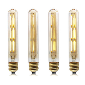 Vintage Edison Filament Tube Bulb T300 T225 T185 T10 LED Bulb E27 Flute Style Retro Decorative Bulb T30