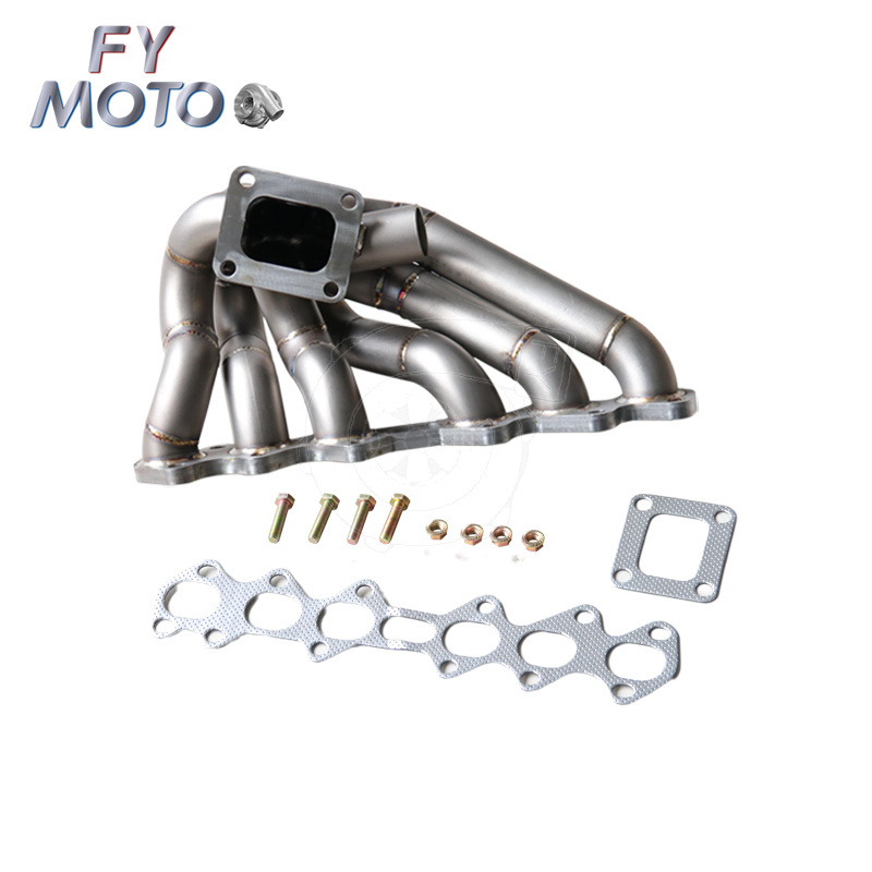 Schedule 40 SS T4 TURBO MANIFOLD FOR TOYO*TA SUPRA JZA80 2JZ GTE 93-98